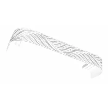 Бленда Domlegrand Феникс пластик цвет белое серебро 2 м