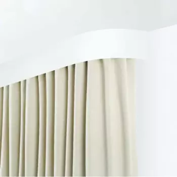 Бленда Domlegrand пластик цвет белый матовый 300 см