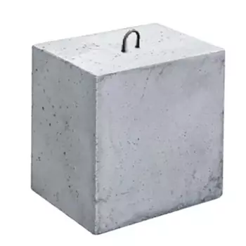Блок фундаментный бетонный ФБС 400x400x300 мм