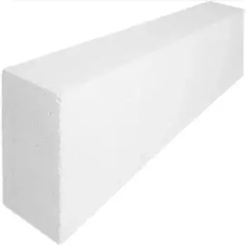 Блок газобетонный D500 625x250x100 мм белый