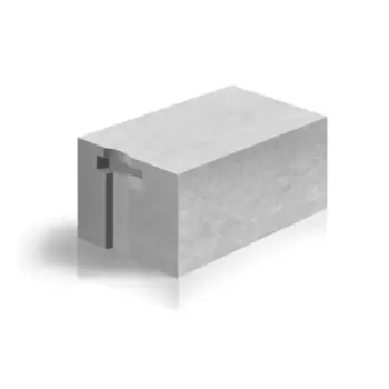 Блок газобетонный ЛСР D400 625x250x400 мм