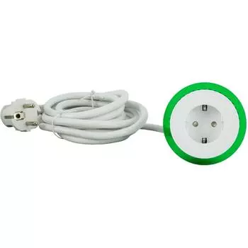 Блок с розеткой Schneider Unica System цвет белый