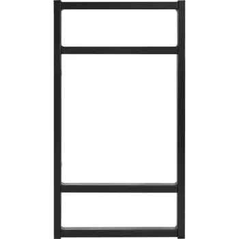 Боковина для стеллажа Лофт 630 мм сталь черная