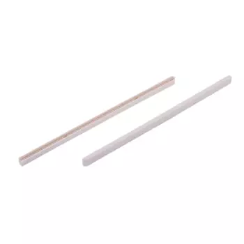 Боковые заглушки для кронштейна 42 см ПВХ цвет магнолия