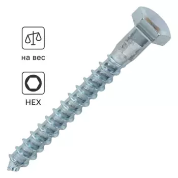 Болт сантехнический Dilwis оцинкованный 8x70 мм