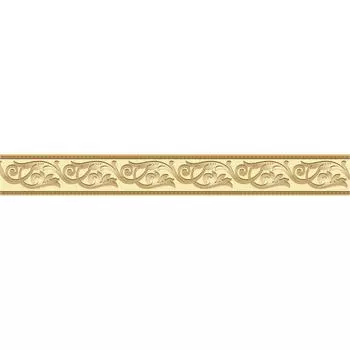 Бордюр бумажный «Симфония» Б-012 0.04x14 м, вензель, цвет бежевый