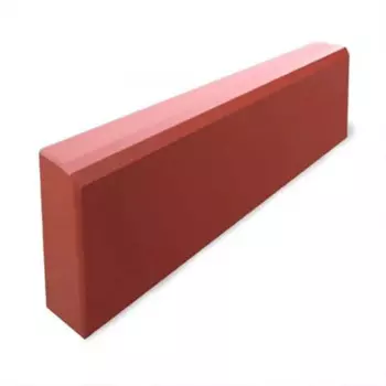 Бордюр декоративный 500x200x40 мм цвет красный