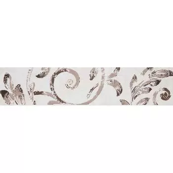 Бордюр «Флориан» 27.5х6.2 см цвет белый