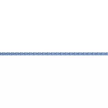 Бордюр «Капсула люстрированная» 7х250 мм цвет синий