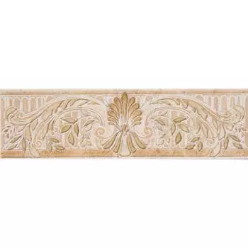 Бордюр Kerama Marazzi «Травертин-Скульптура» 20х5.7 см цвет бежевый