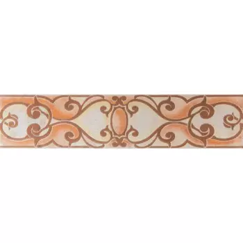 Бордюр напольный LB Ceramics Санторини 10x45 см матовый цвет бежевый