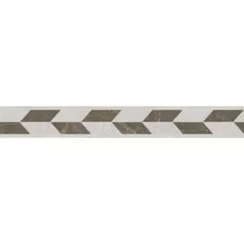 Бордюр настенный Kerama Marazzi Феррара-Фоджа VT/A590/7000 50x6.3 см матовый цвет белый коричневый