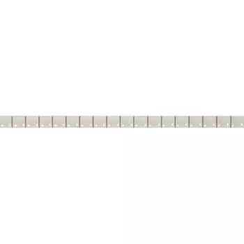 Бордюр «Разрезной люстрированный» 13х250 мм цвет белый