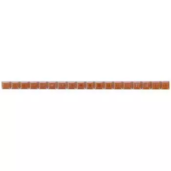 Бордюр «Разрезной люстрированный» 13х250 мм цвет бежевый