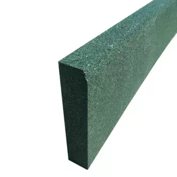 Бордюр резиновый 1000x250x50 мм зелёный