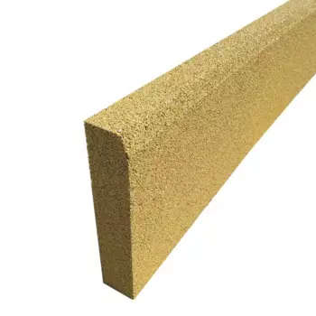 Бордюр резиновый 1000x250x50 мм жёлтый