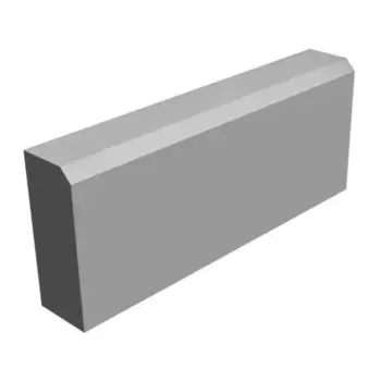 Бордюр садовый 500x200x70 мм цвет серый