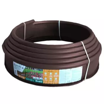 Бордюр садовый Kanta Pro 10x0.15 м коричневый полиэтилен