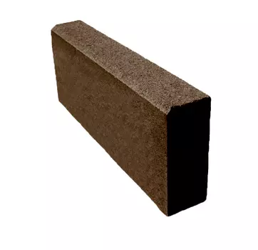 Бордюр тротуарный 500x200x80 мм коричневый