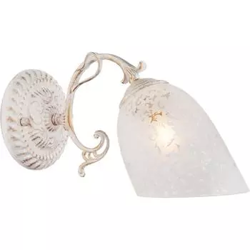 Бра Eurosvet Ева 22010/1, цвет белый/золото