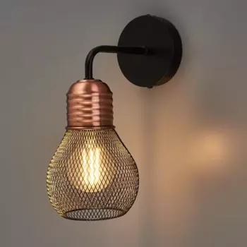 Бра Freya FR4011WL-01BBS, цвет черный/золото