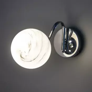 Бра Freya FR5013WL-01CH, цвет хром/белый