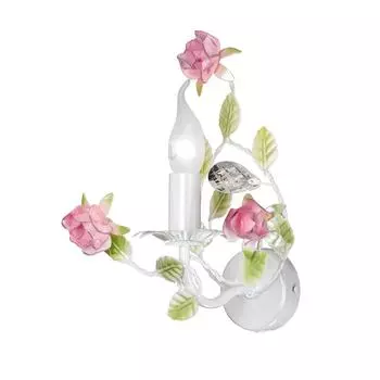 Бра Opera 1xE14x60 Вт, металл, цвет белый