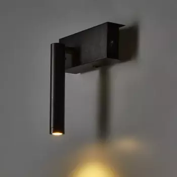 Бра светодиодный Lumion Ledio Finn 5638/3WL нейтральный белый свет, цвет черный