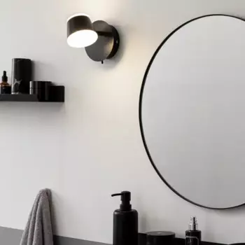 Бра светодиодный влагозащищенный Inspire Nikea 4 Вт нейтральный белый свет цвет черный