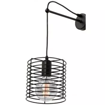 Бра Vakero, 1хЕ27X60 Вт, цвет чёрный