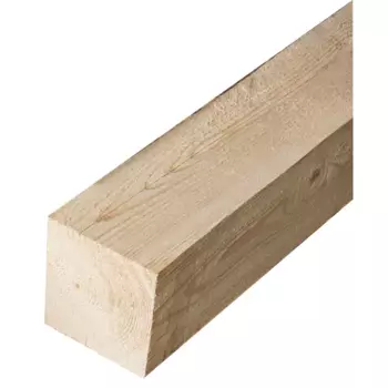 Брус нестроганый 100x100x3000 мм хвоя