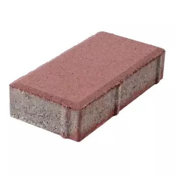 Брусчатка 100x200x40 мм красный