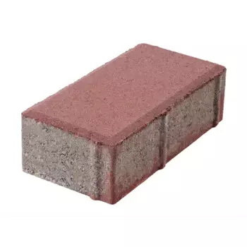 Брусчатка 100x200x60 мм красный