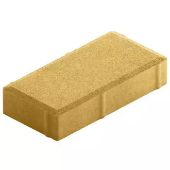 Брусчатка 200x100x60 мм цвет жёлтый