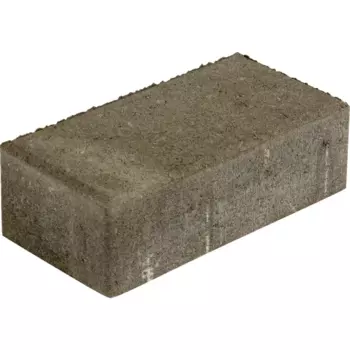 Брусчатка «Кирпич», 198x98x60 мм цвет серый