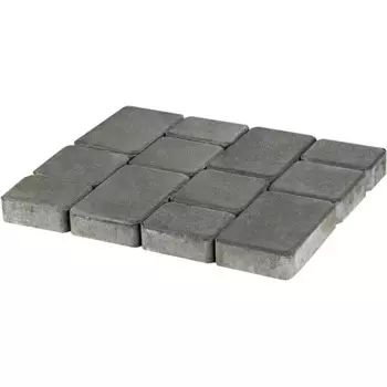Брусчатка Старый город ППК 120x80x40 мм цвет серый