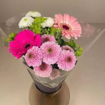 Букет Гербера, хризантема