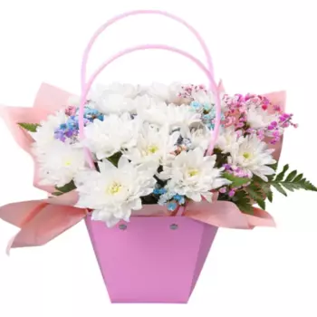 Букет Хризантема, альстромерия