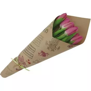 Букет из тюльпанов 9 шт