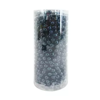 Бусы пластиковые D8мм 10м синий
