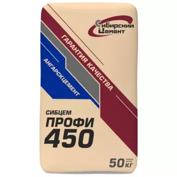 Цемент Ангарскцемент M400 ЦЕМ II А-Г 32.5 Б 50 кг