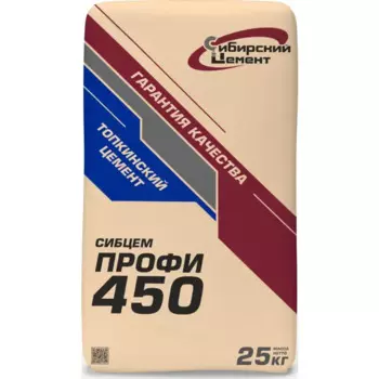 Цемент Топкинский Цемент M400 ЦЕМ II А-Ш 32.5 Б 25 кг