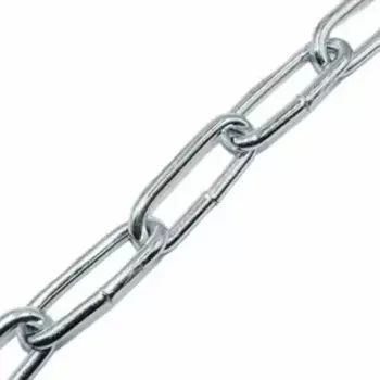 Цепь оцинкованная длиннозвенная DIN 763 5 мм, на отрез