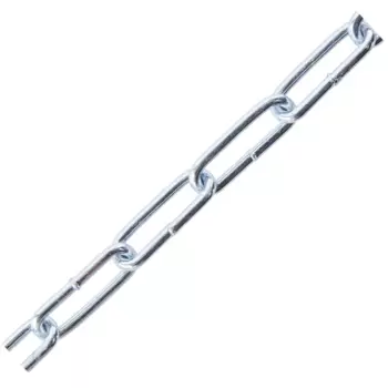 Цепь Standers оцинкованная сталь длинное звено 3 мм 5 м/уп.