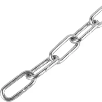 Цепь Standers оцинкованная сталь длинное звено 5 мм 2.5 м/уп.