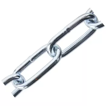 Цепь Standers оцинкованная сталь длинное звено 8 мм 2.5 м/уп.