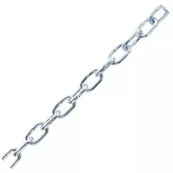 Цепь Standers оцинкованная сталь короткое звено 5 мм 10 м/уп.