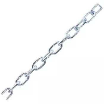 Цепь Standers оцинкованная сталь короткое звено 5 мм 2.5 м/уп.