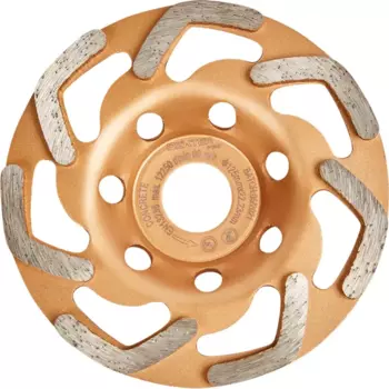 Чашка алмазная бумеранг по бетону Dexter 125x22.2 мм