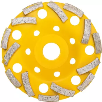 Чашка алмазная турбо-сегментная по бетону Kranz KR-90-0258 125x22.2 мм